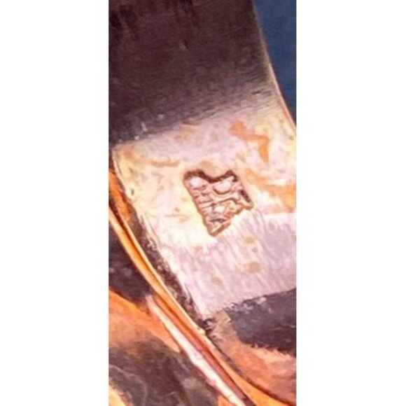 Signed Jay King DTR Copper Ring Size 7.75 Triangular Natural Malachite Cabochon - Picture 4 of 12